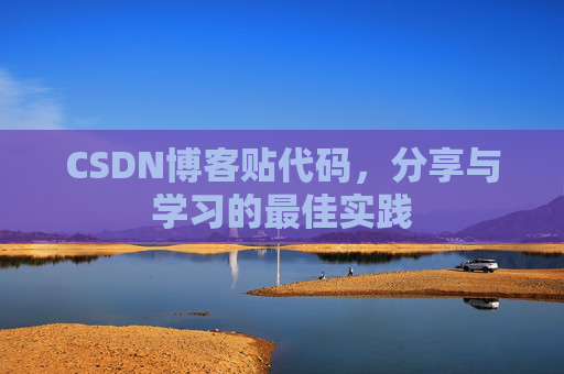 CSDN博客贴代码，分享与学习的最佳实践